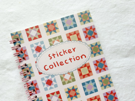 Pocket-Size Quilt Square Sticker Collection Book