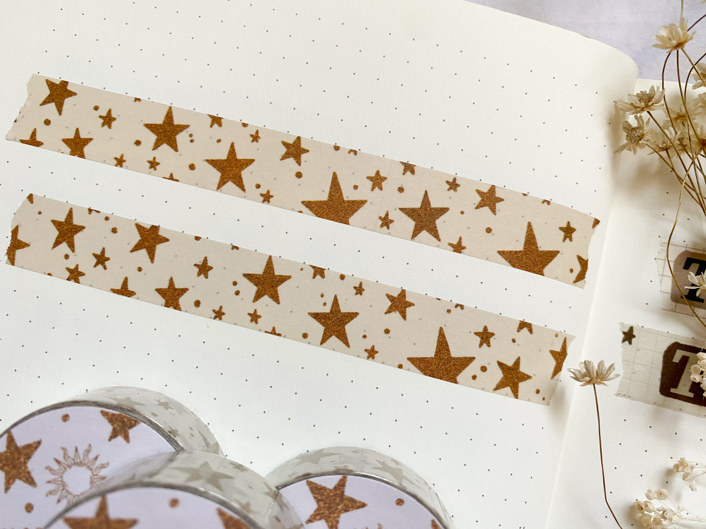 Gold Stars Washi Tape