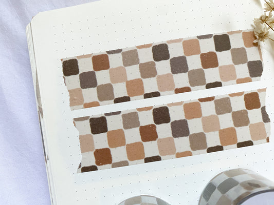 Large Checkerboard Washi Tape