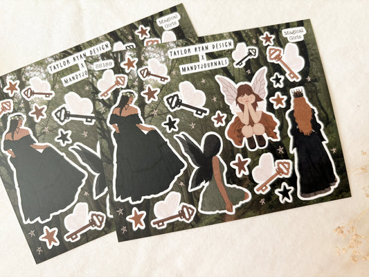 Magical Girls Sticker Sheet