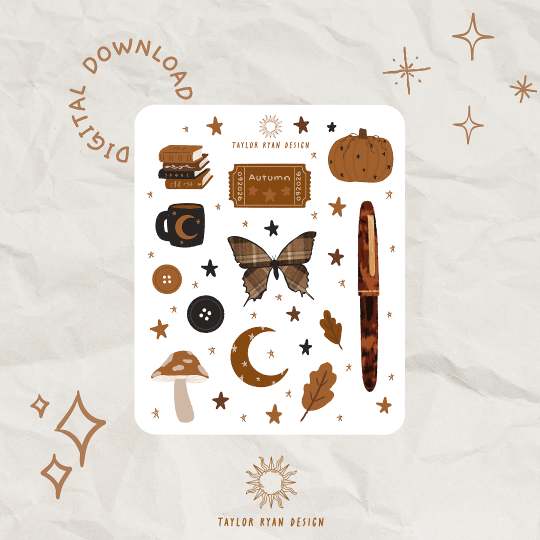 *PRINTABLE* Fall 2026 Sticker Sheet