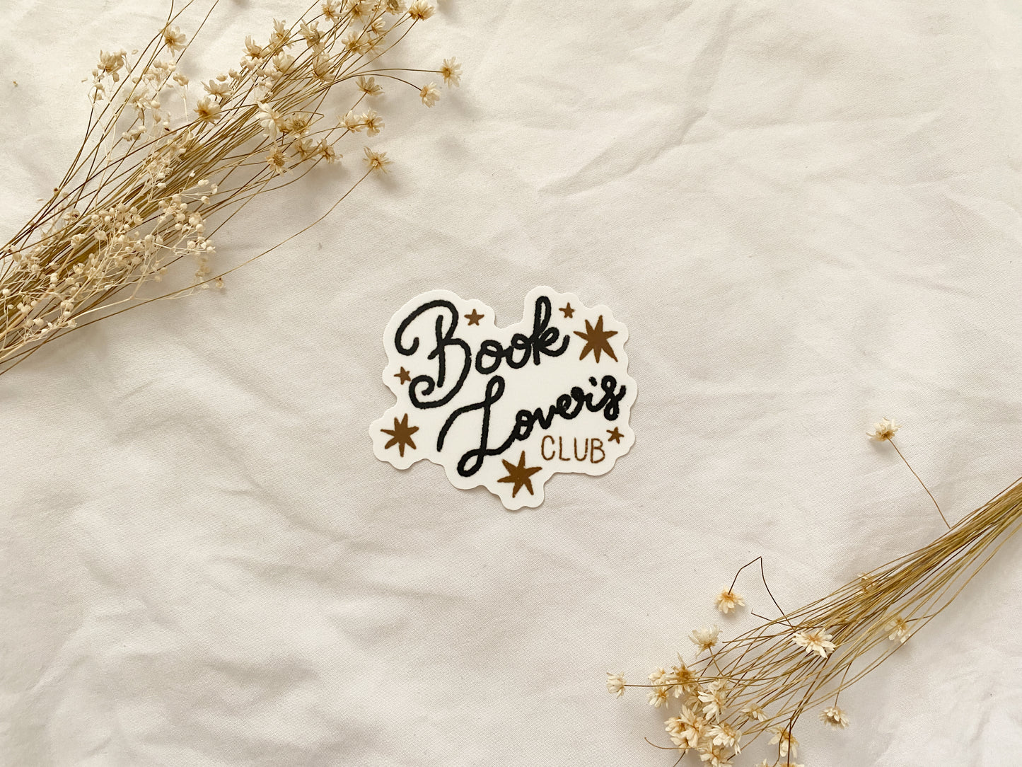 Book Lover’s Club Vinyl Sticker