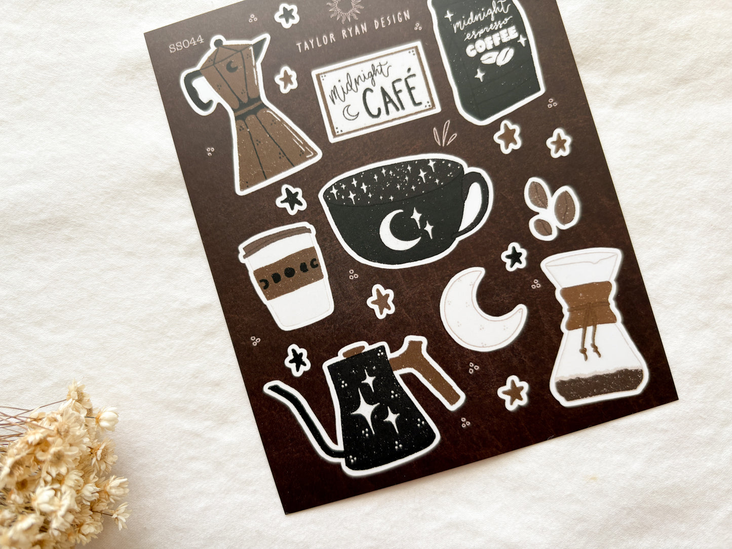 Midnight Espresso Sticker Sheet