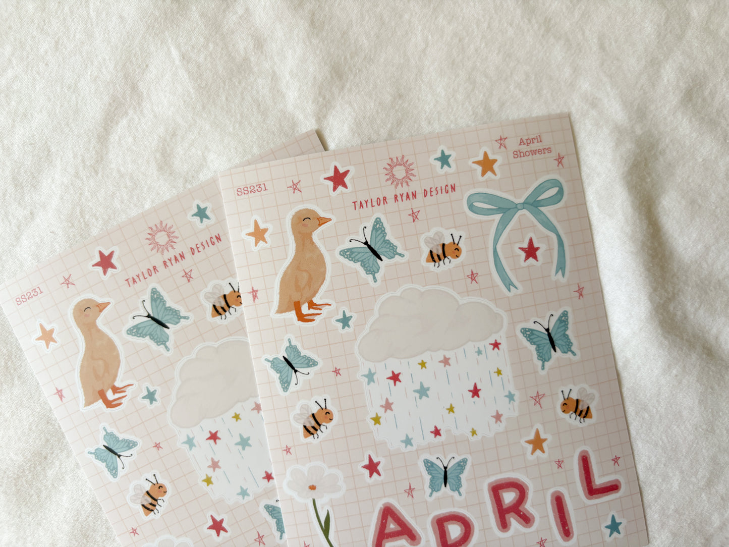 April Showers Sticker Sheet