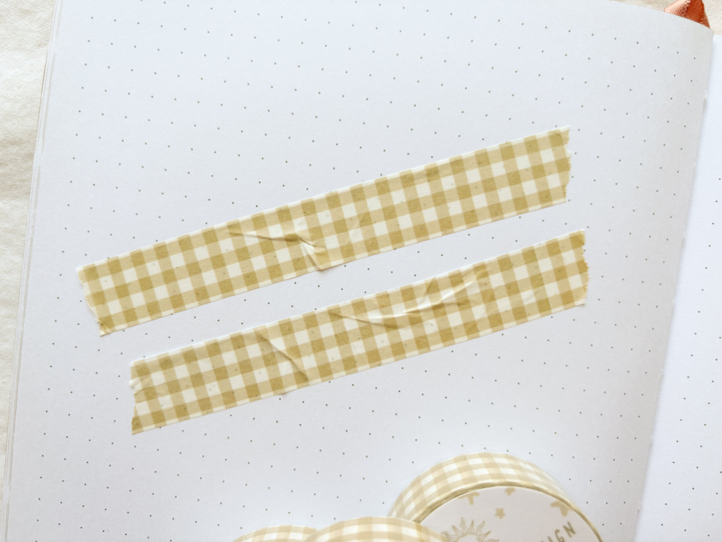 Sage Gingham Washi Tape