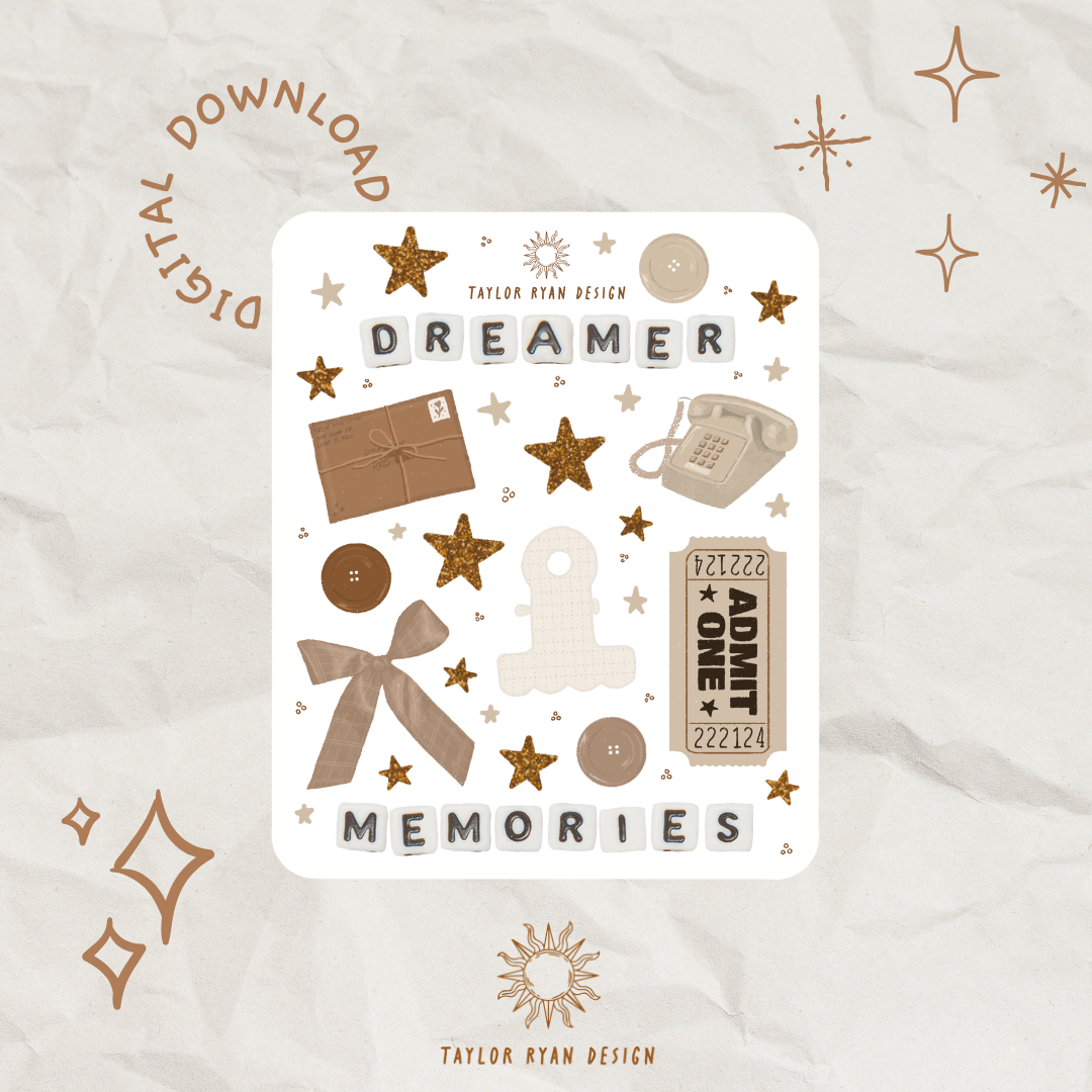 *PRINTABLE* Knick Knacks Sticker Sheet