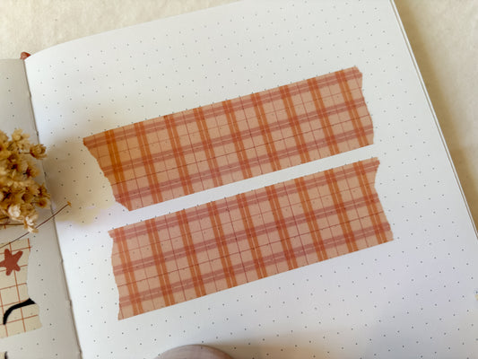 Autumn Plaid Washi Tape
