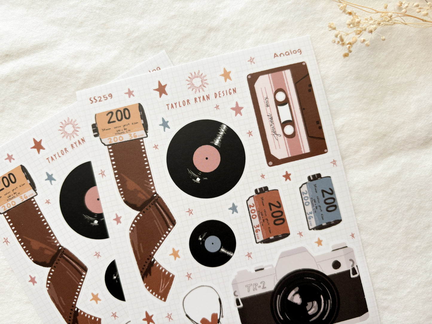 Analog Sticker Sheet
