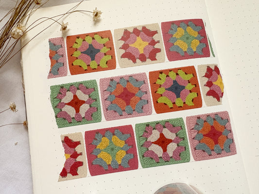 Granny Square Washi Tape
