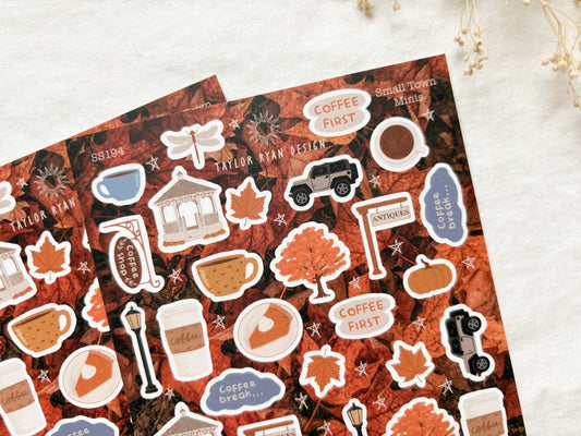 Small Town Minis Sticker Sheet
