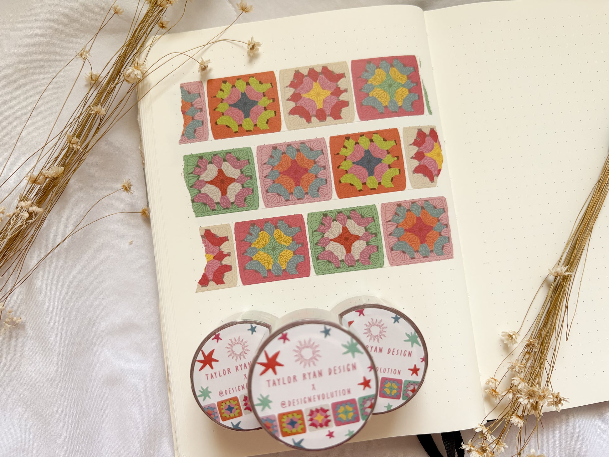 Granny Square Washi Tape