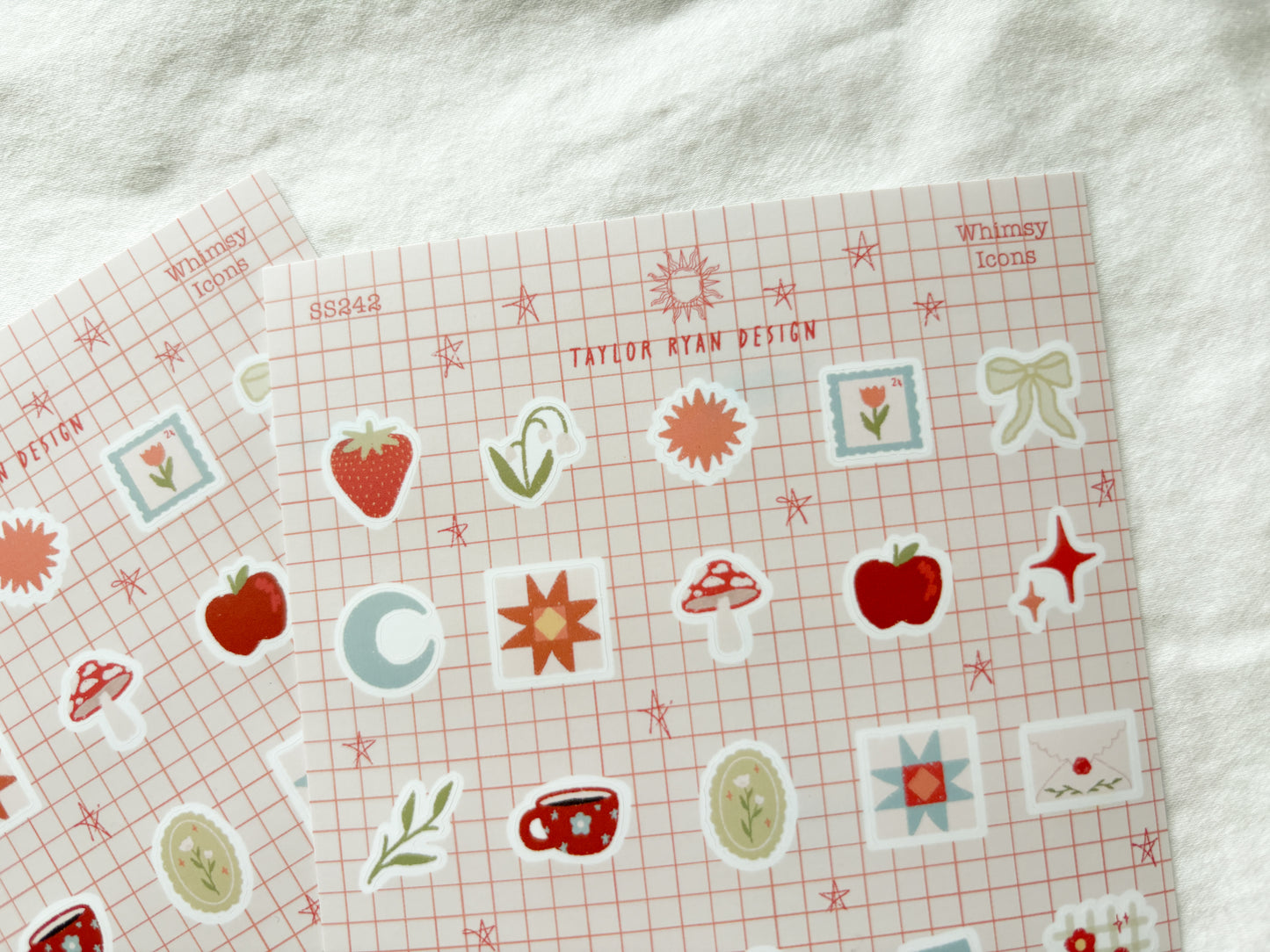 Whimsy Icons Sticker Sheet