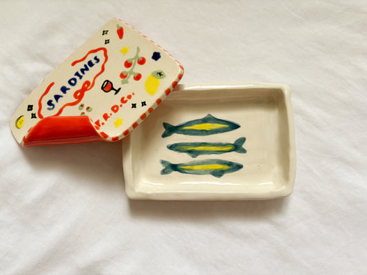 Sardine Trinket Dish #3 (Ceramic)
