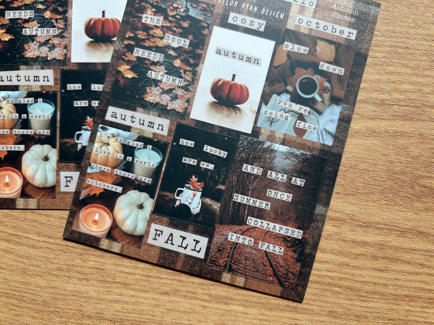 Autumn Quotes Sticker Sheet