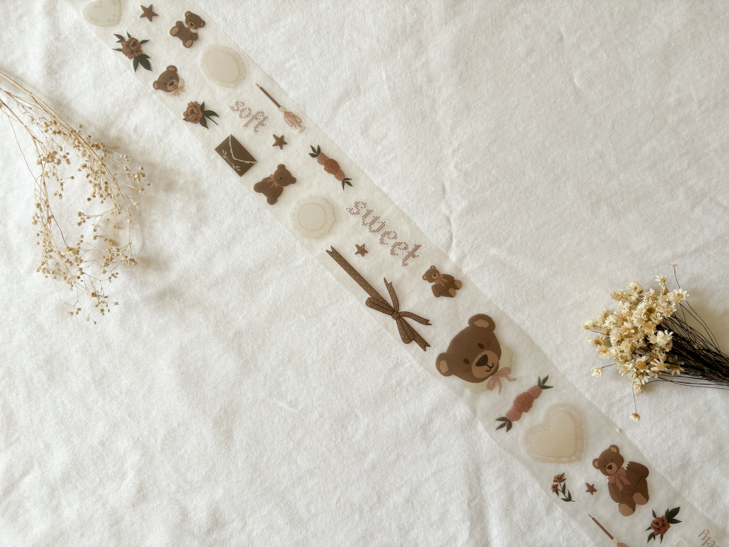 Teddy & Lace PET Tape (Pre-Cut)