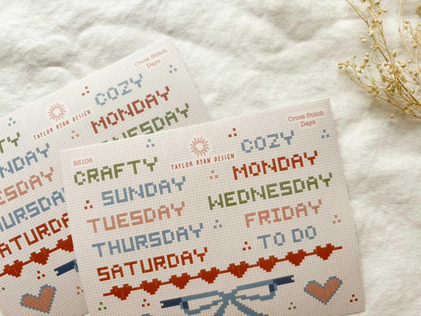 Cross Stitch Days Sticker Sheet