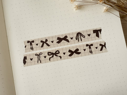 B&W Bows Washi Tape