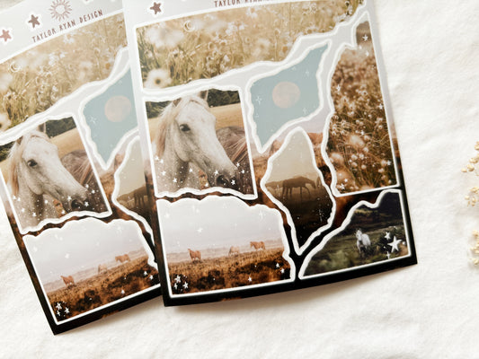 Torn Photos III Sticker Sheet