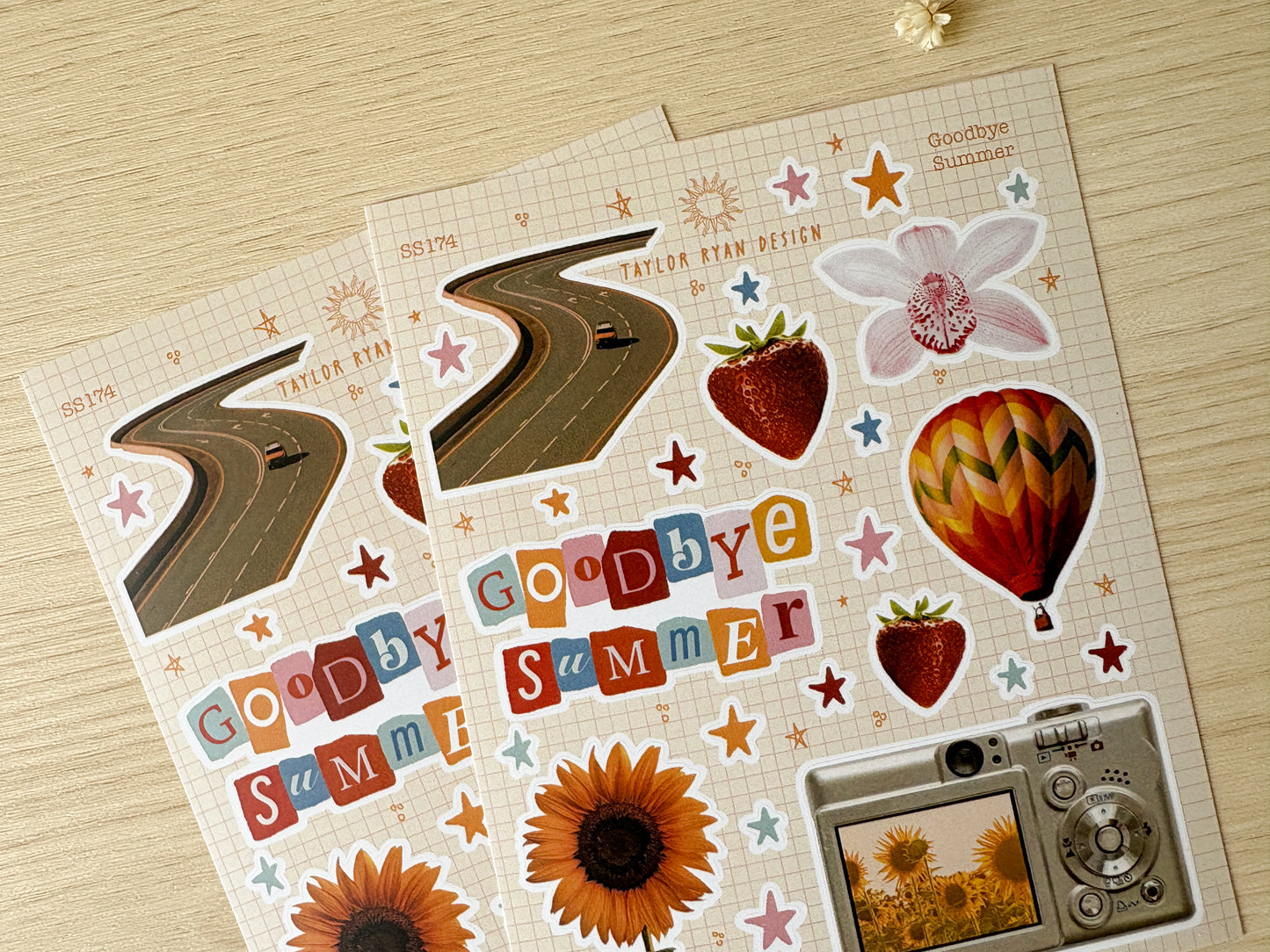 Goodbye Summer Sticker Sheet