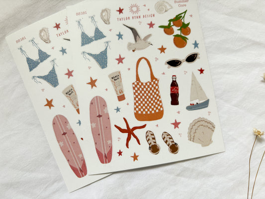 Summer Core Sticker Sheet