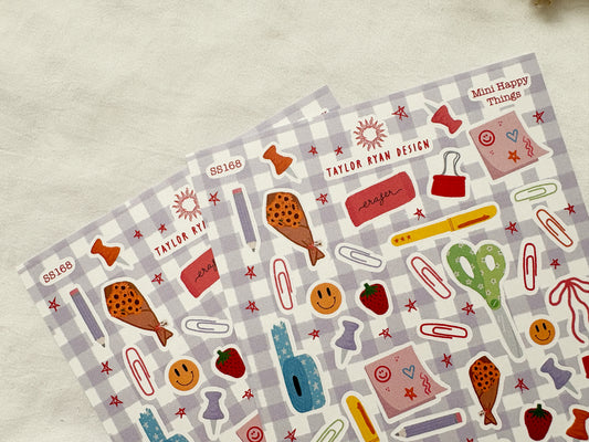 Mini Happy Things Sticker Sheet