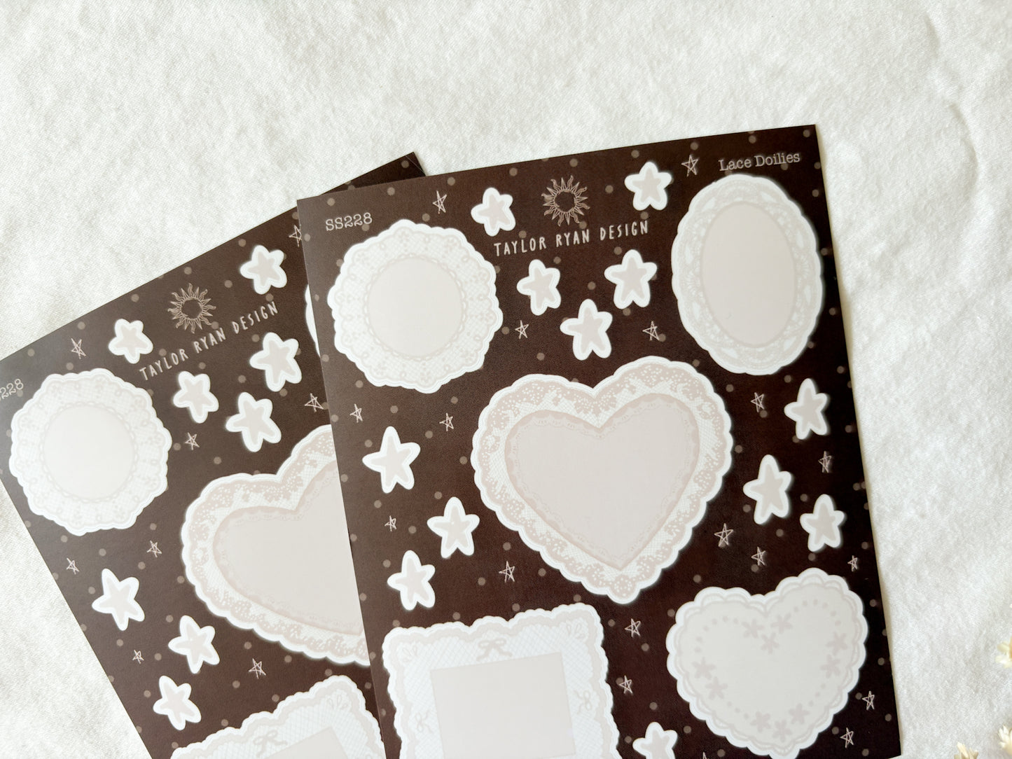 Lace Doilies Sticker Sheet