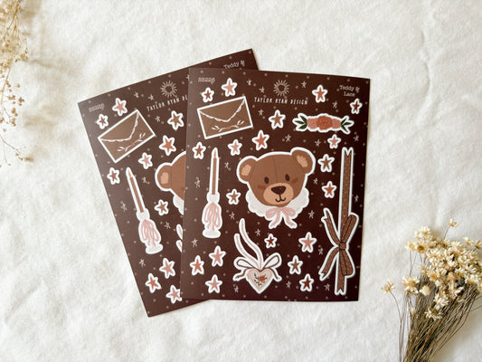Teddy & Lace Sticker Pack