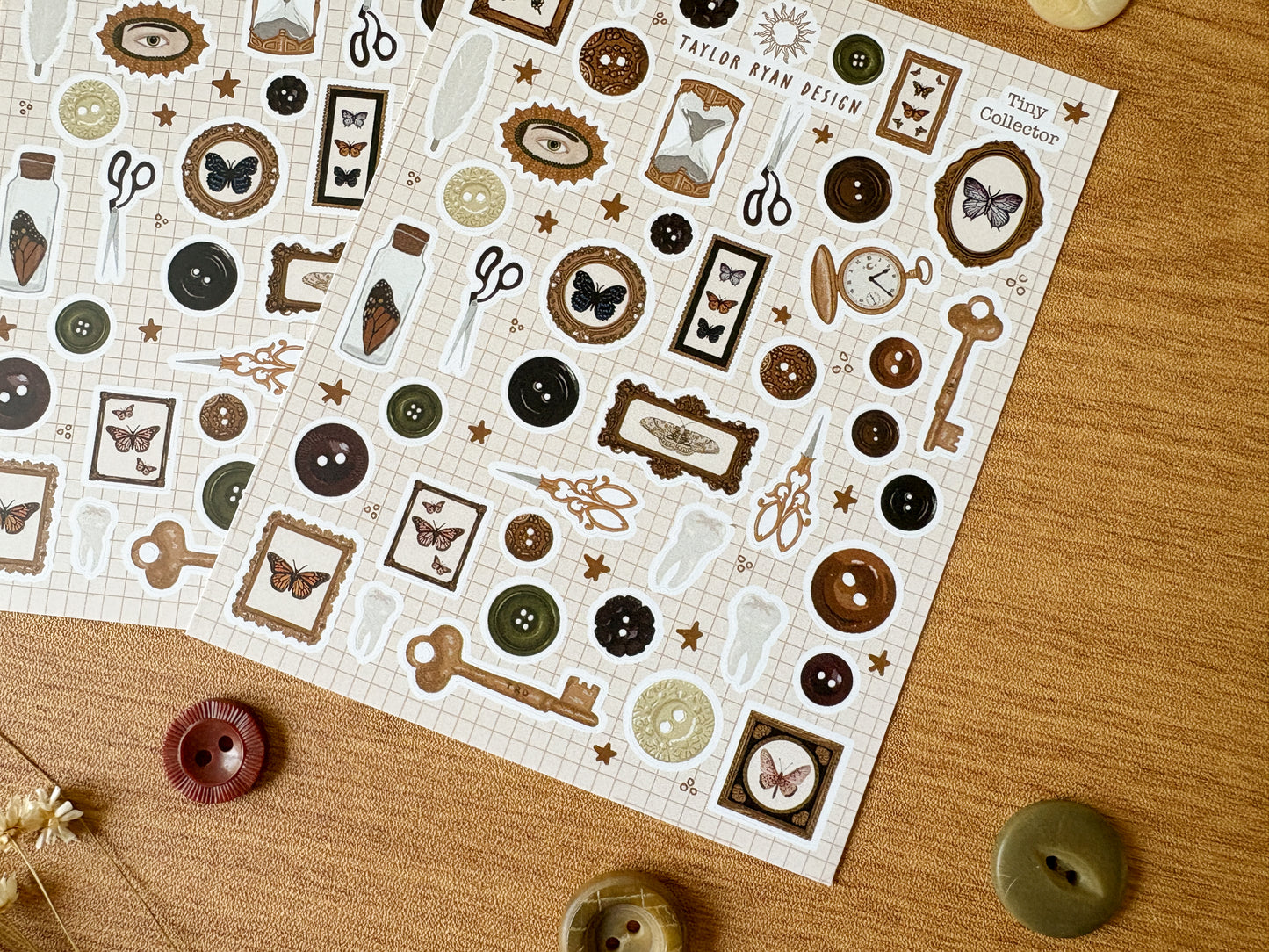 Tiny Collector Sticker Sheet