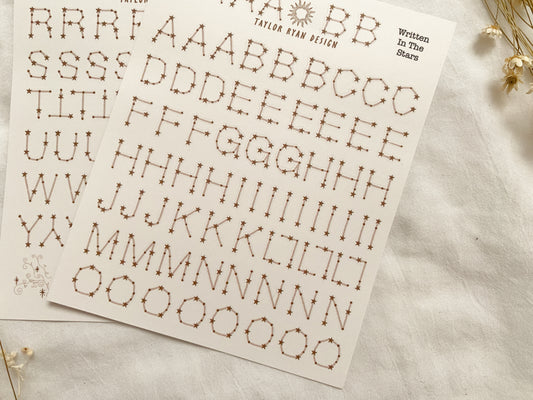 Written In The Stars Sticker Sheets