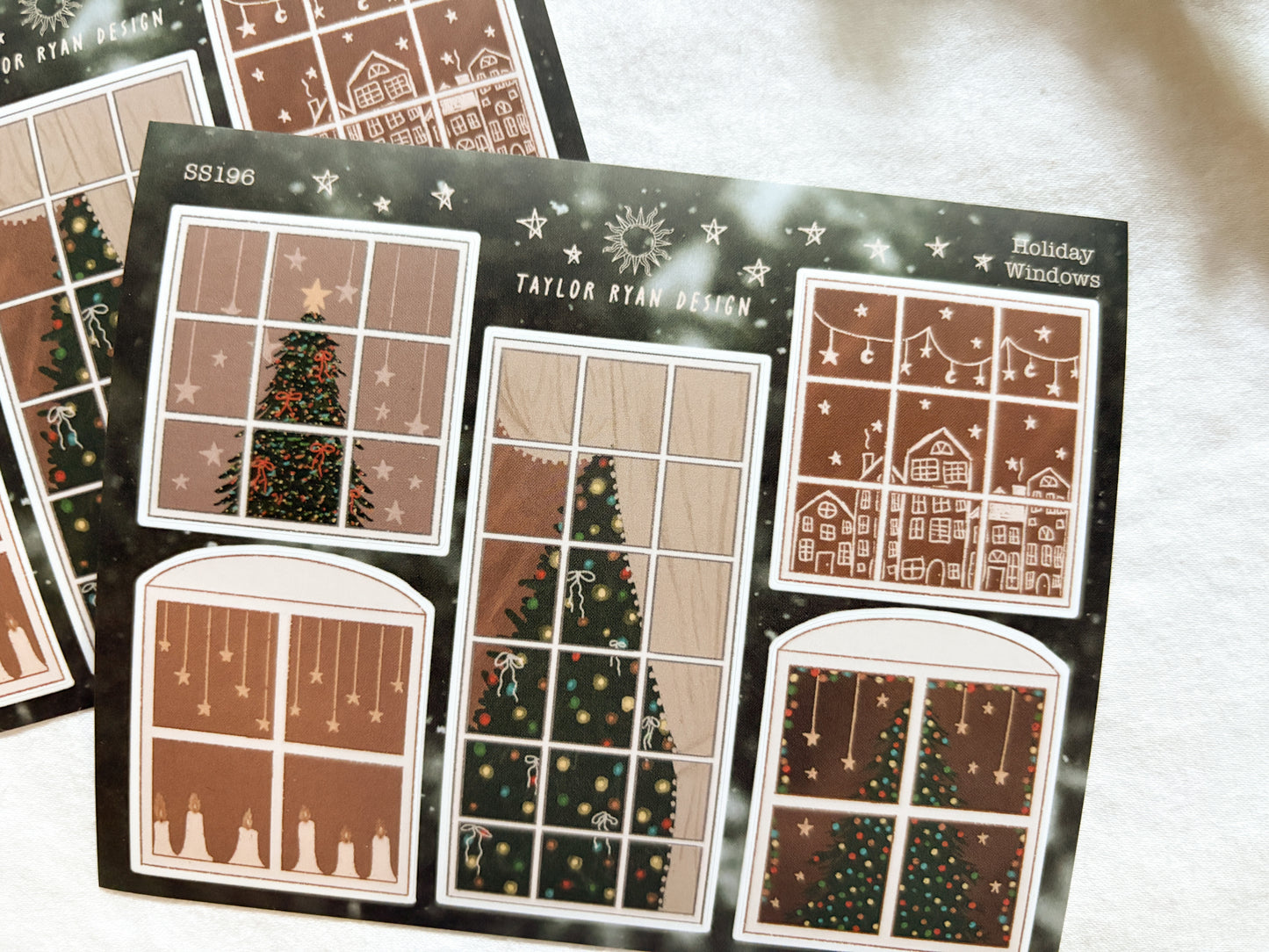 Holiday Windows Sticker Sheet