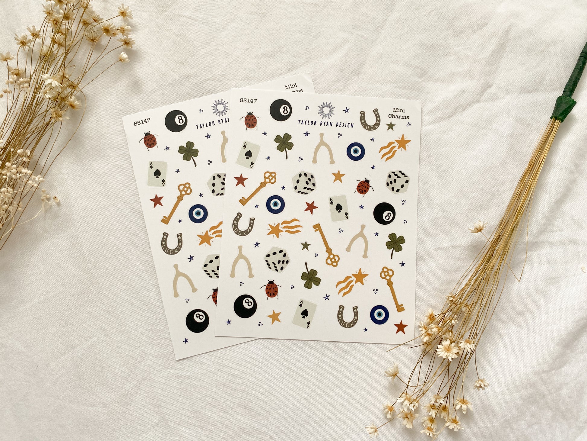 Mini Charms Sticker Sheet