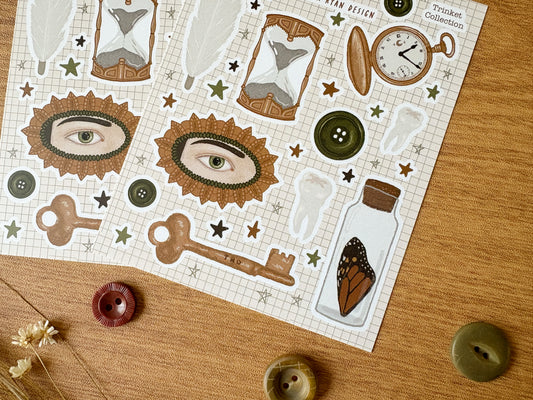Trinket Collection Sticker Sheet