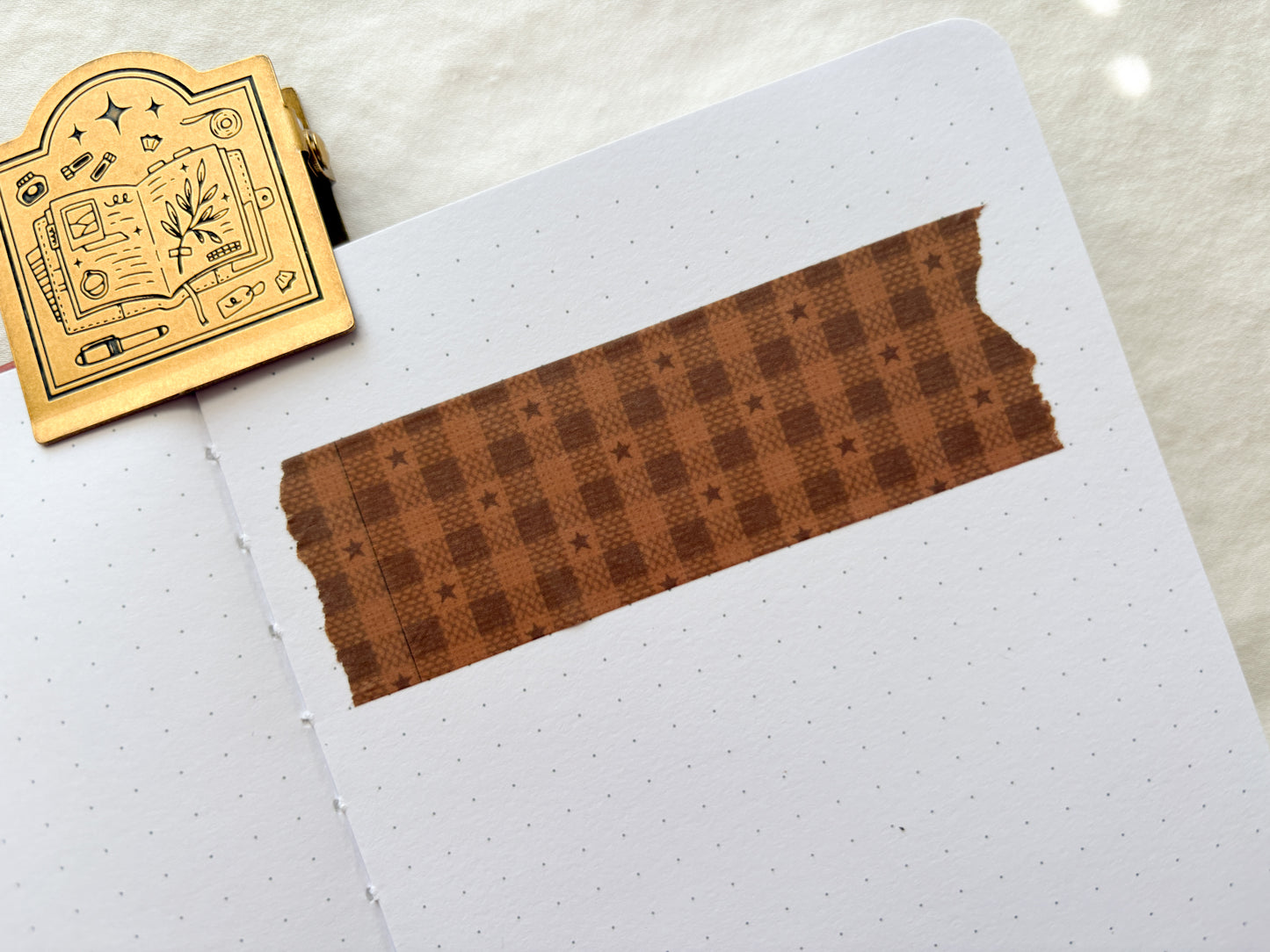 Star Gingham Washi Tape