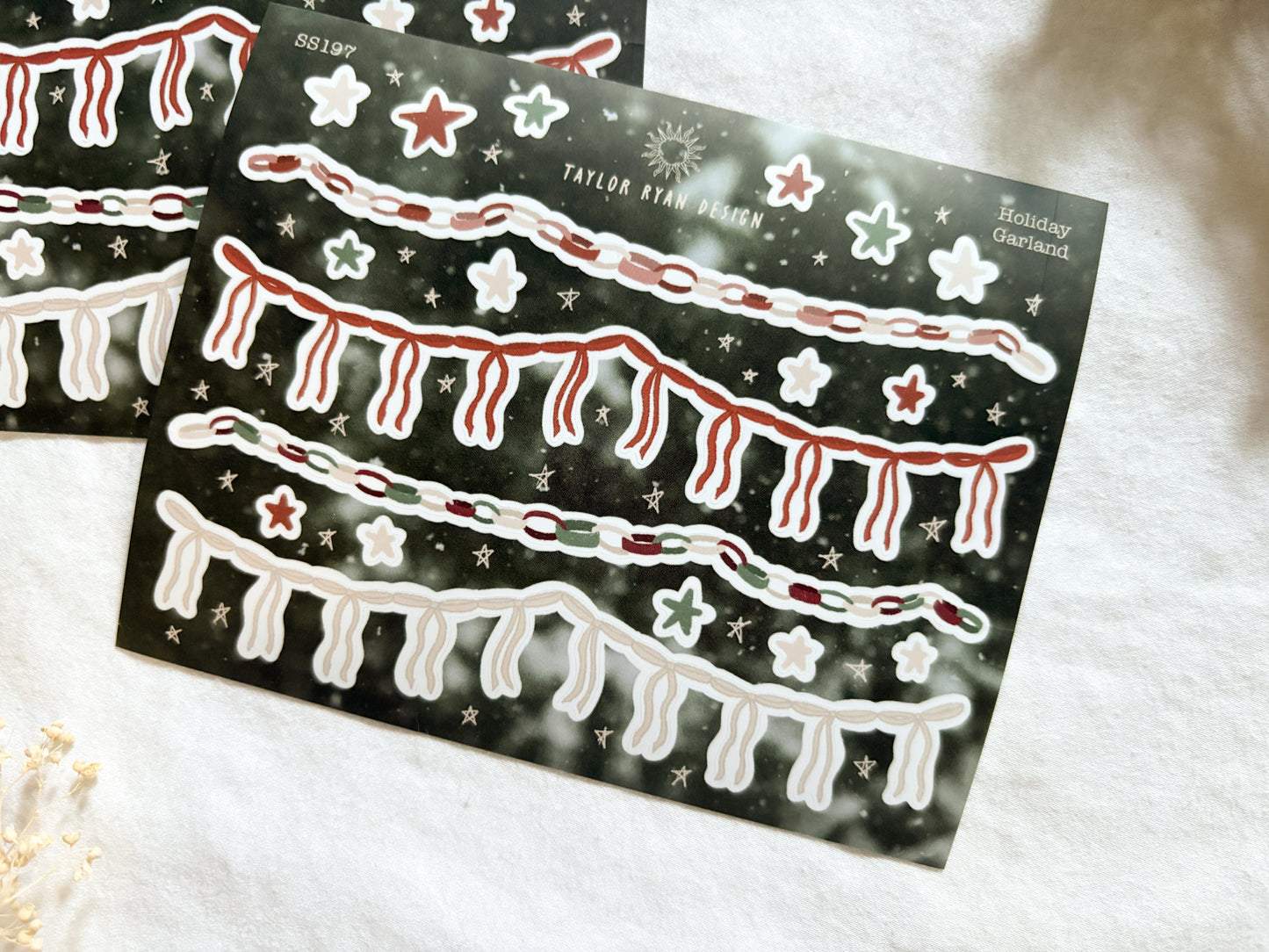 Holiday Garlands Sticker Sheet