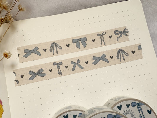 Blue Bows Washi Tape