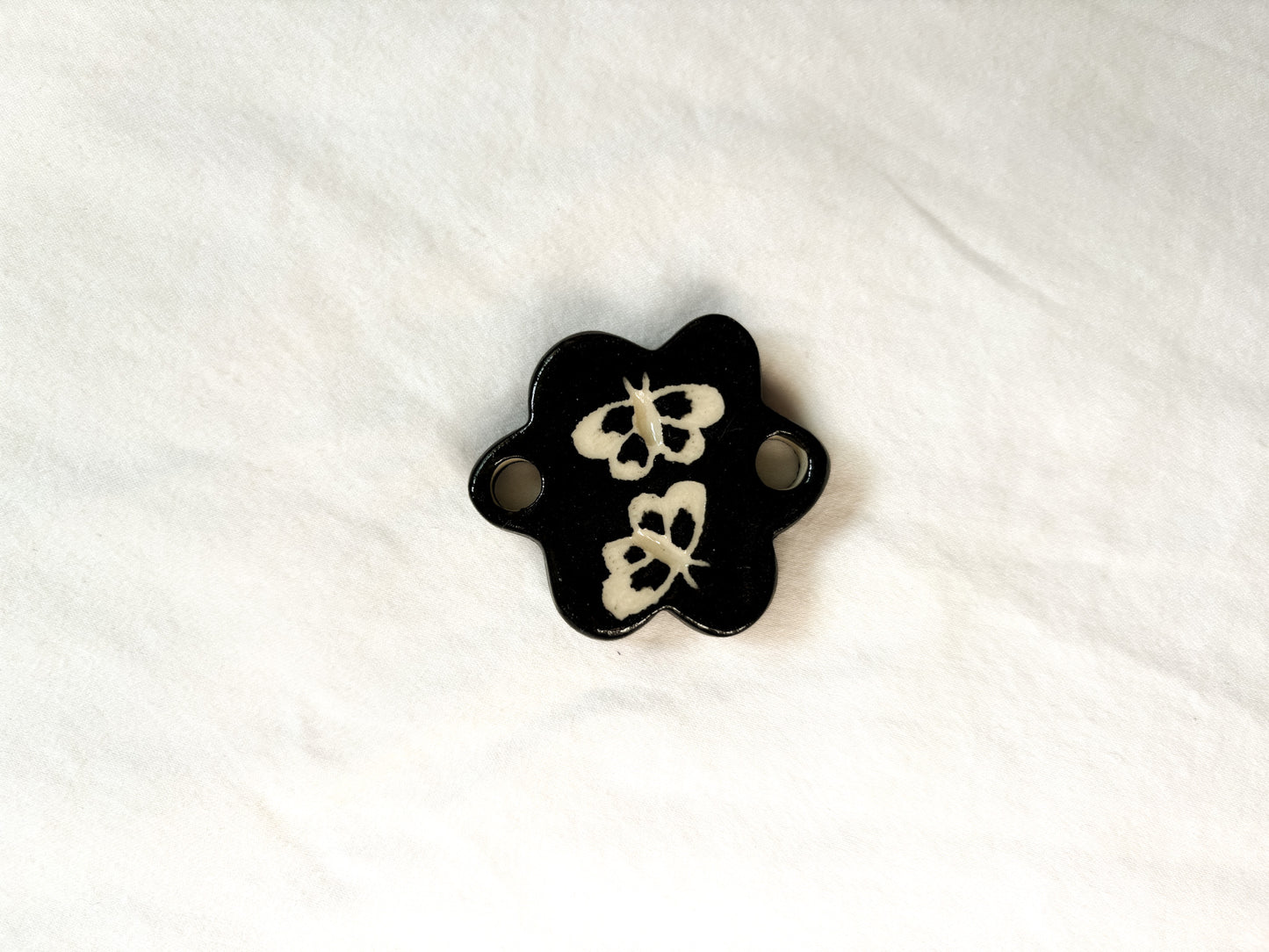 Butterflies Ceramic Journal Connectors/Charm
