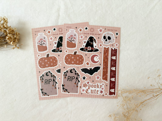 Spooky Cute Sticker Sheet