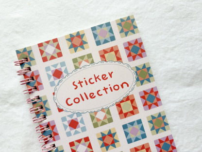 Pocket-Size Quilt Square Sticker Collection Book