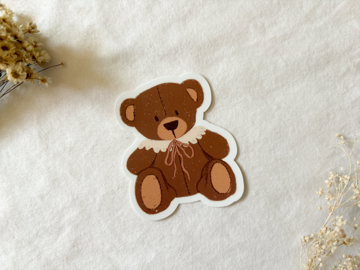 Teddy Bear Vinyl Sticker