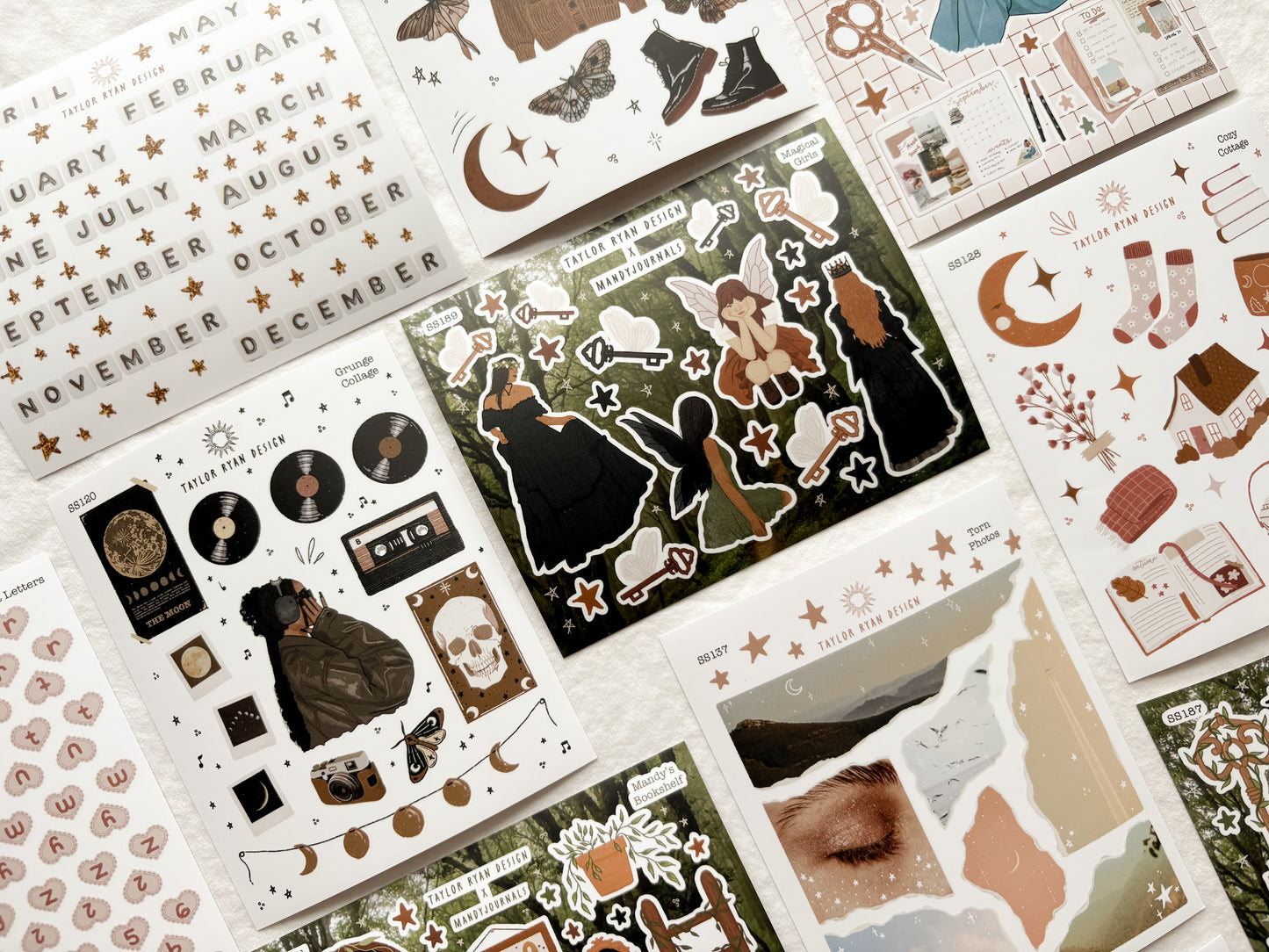 All Restocked Sticker Sheets Bundle