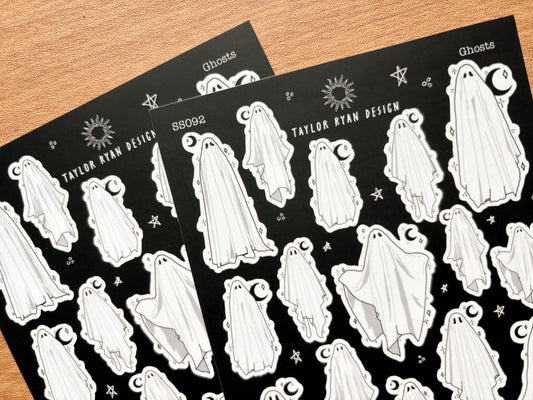 Ghosts Sticker Sheet