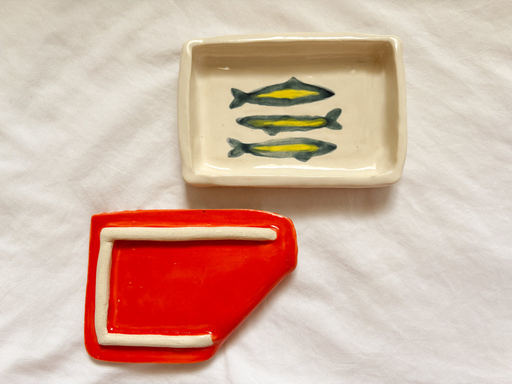 Sardine Trinket Dish #3 (Ceramic)