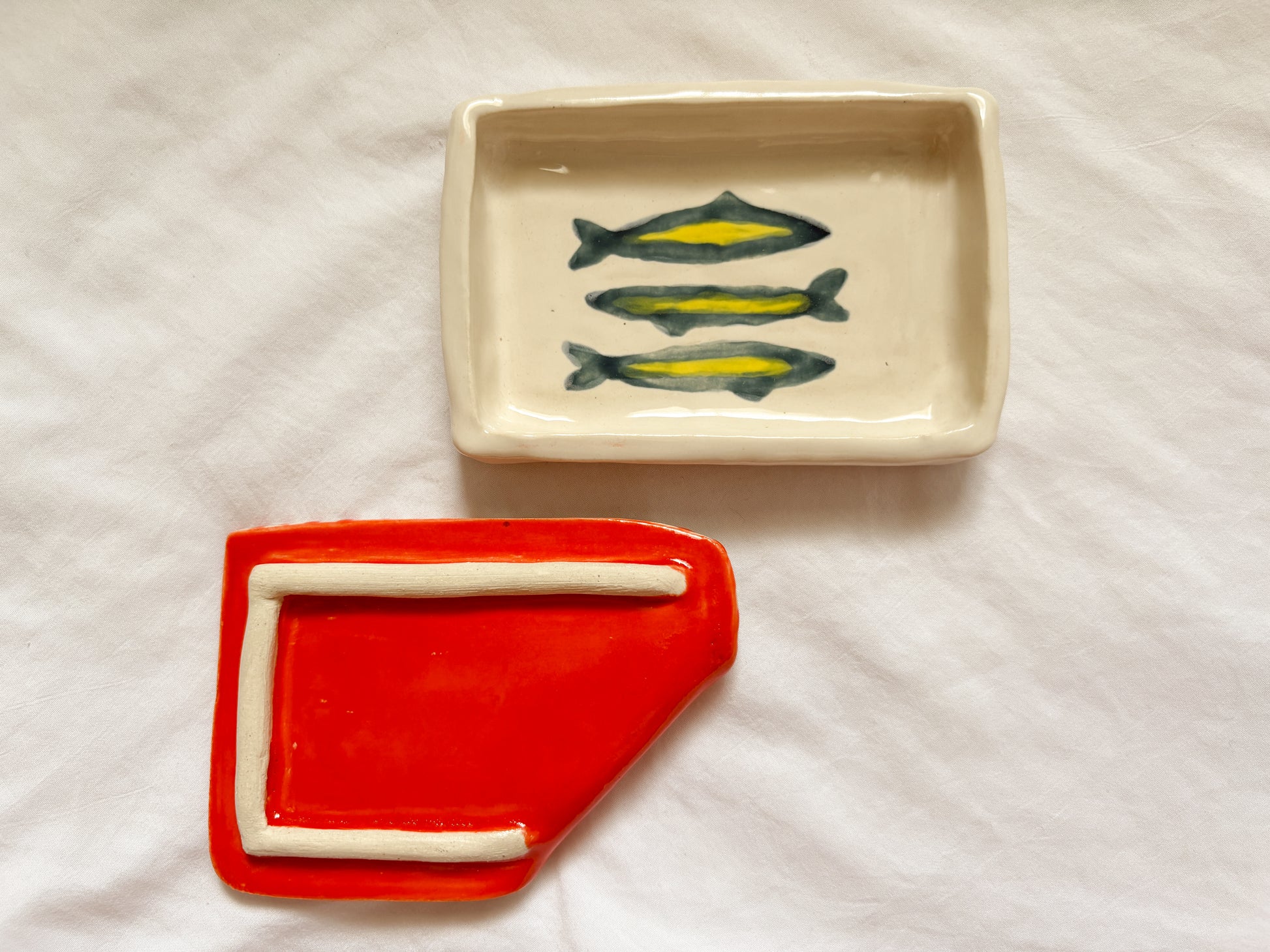 Sardine Trinket Dish #3 (Ceramic)