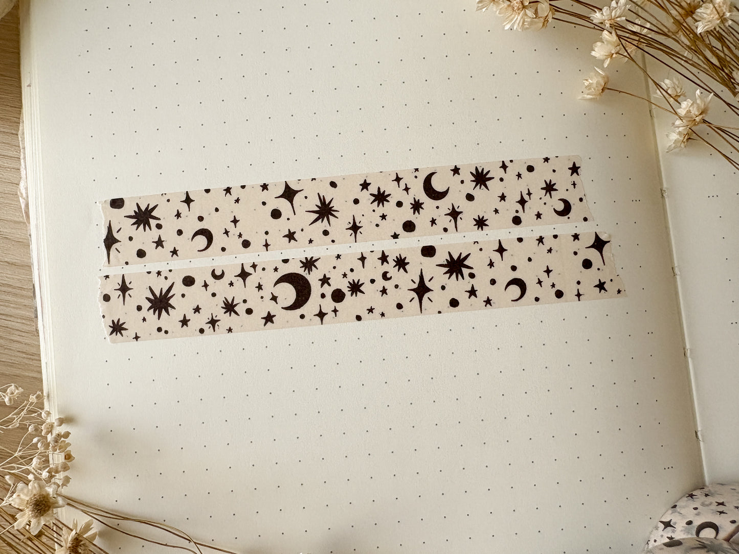 B&W Stars Washi Tape