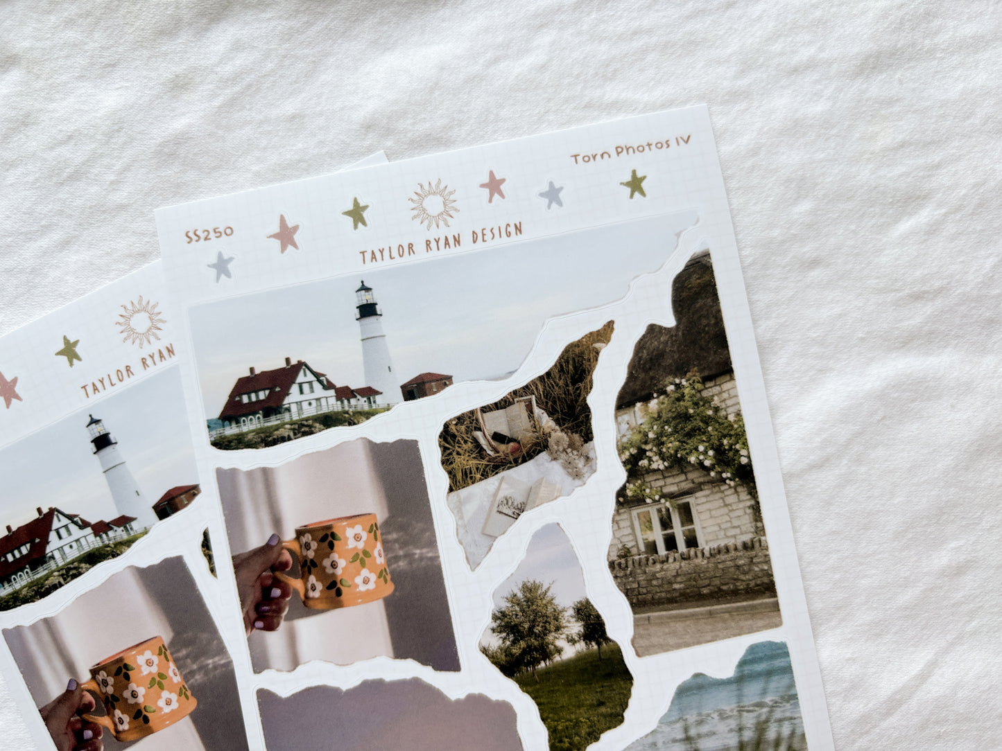 Torn Photos IV Sticker Sheet