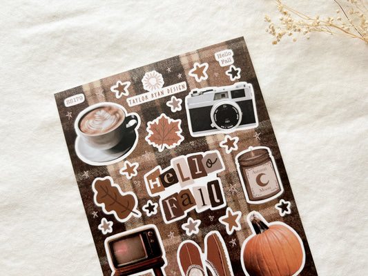 Hello Fall Sticker Sheet