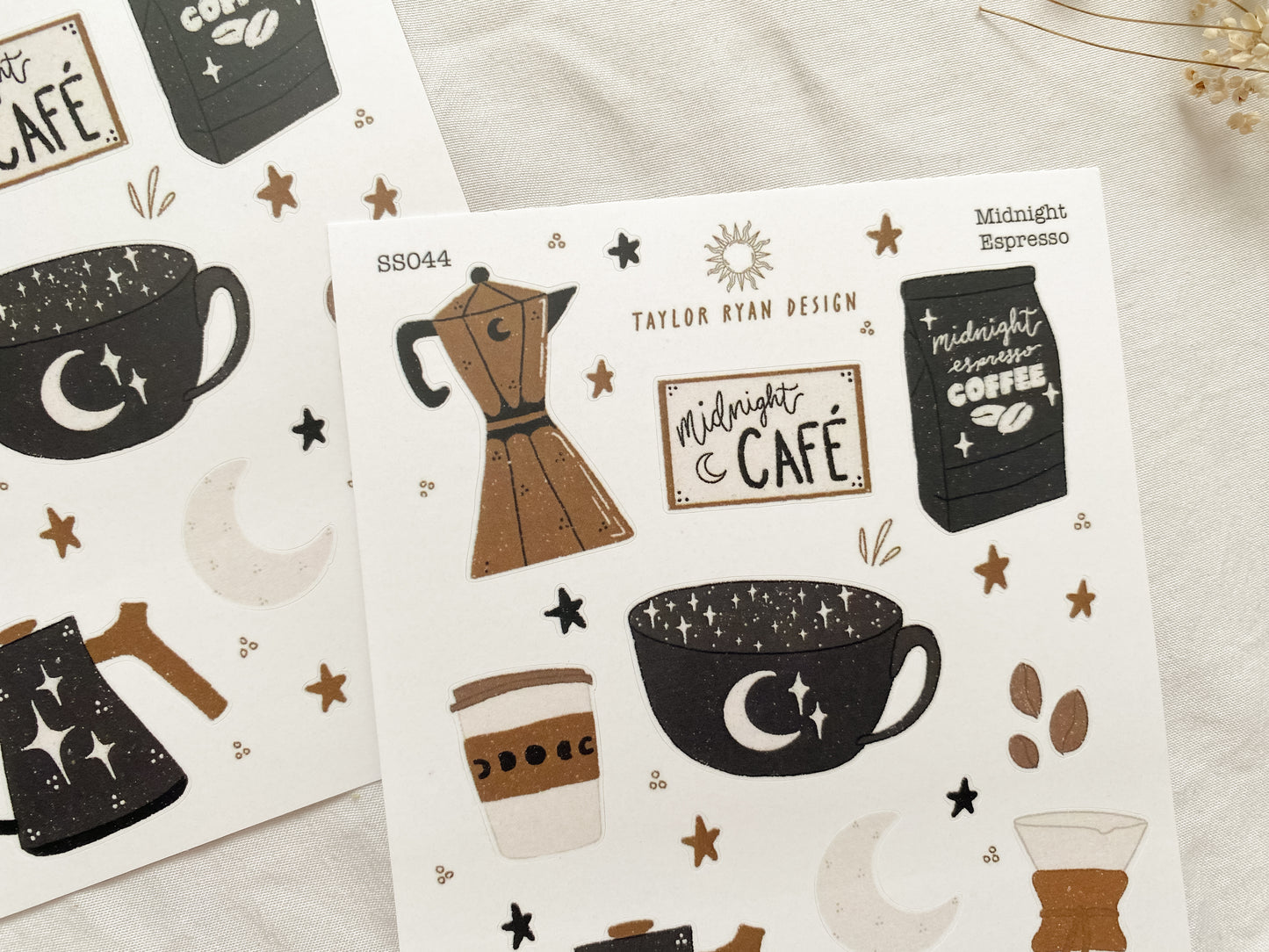 Midnight Espresso Sticker Sheet