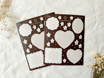 Teddy & Lace Sticker Pack