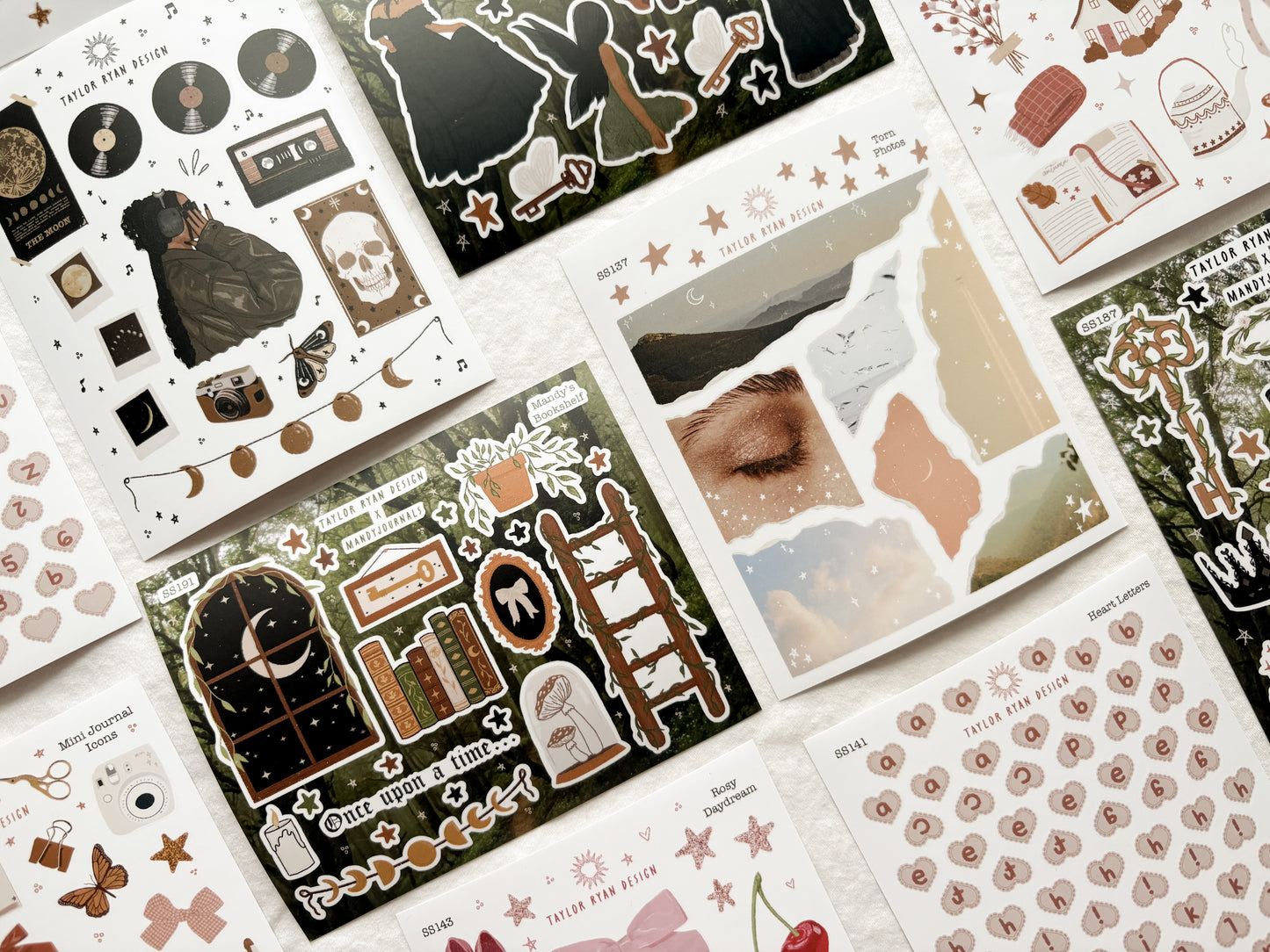 All Restocked Sticker Sheets Bundle