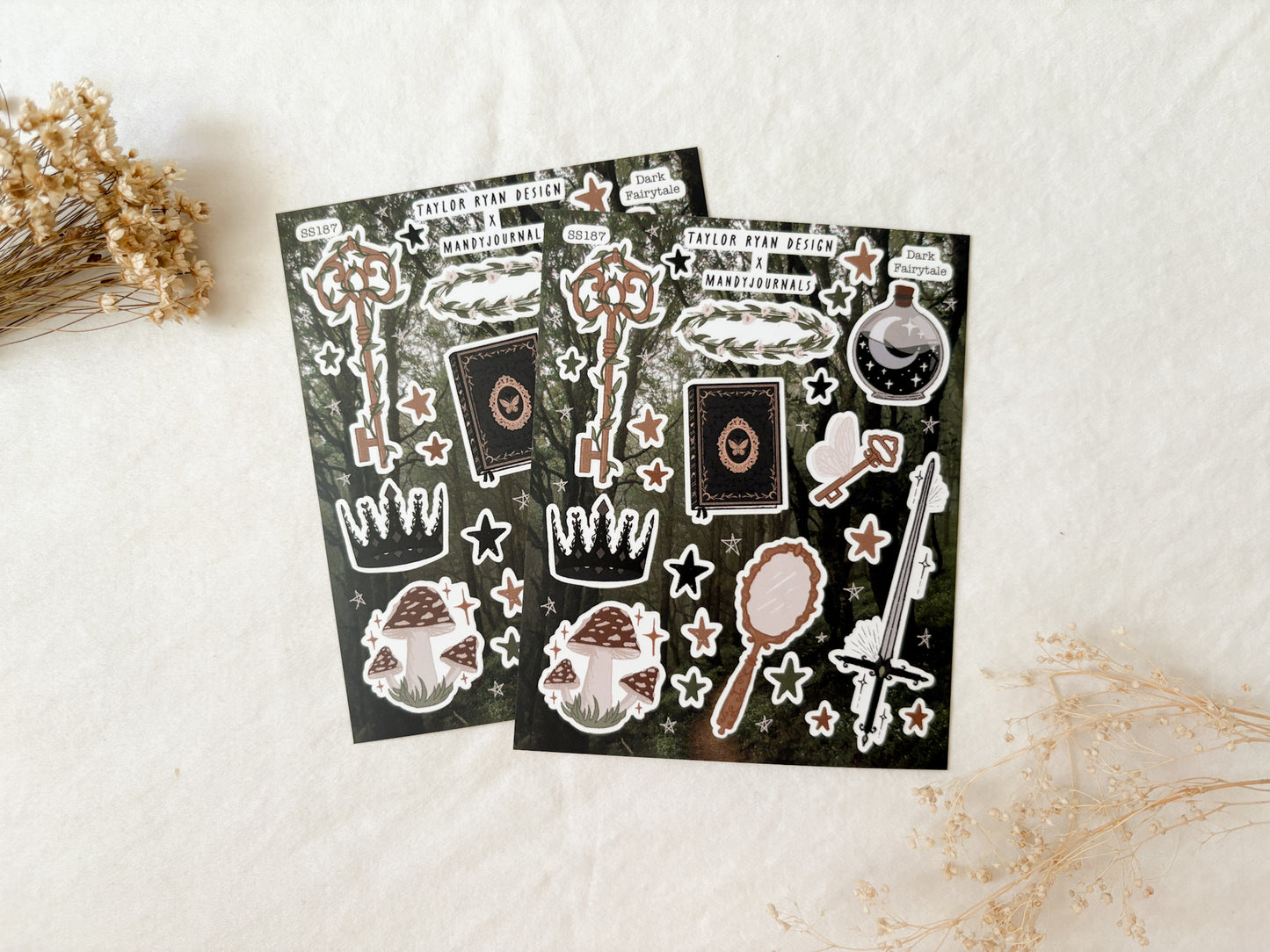 Dark Fairytale Sticker Sheet